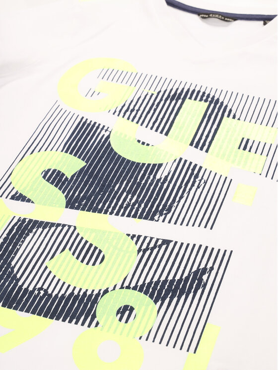 Guess Guess T-Shirt L02I05 K5M20 Bílá Regular Fit
