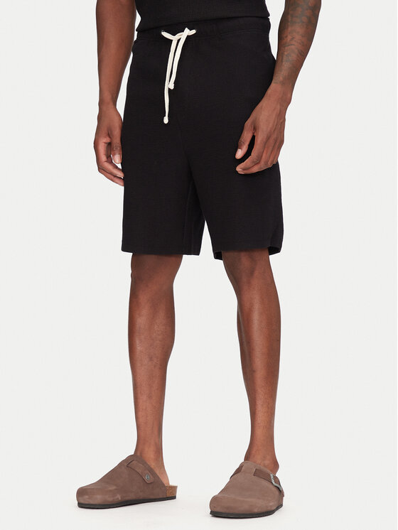 Jack&Jones Jack&Jones Σετ πλουζάκι polo και σορτς Slington 12281841 Μαύρο Relaxed Fit