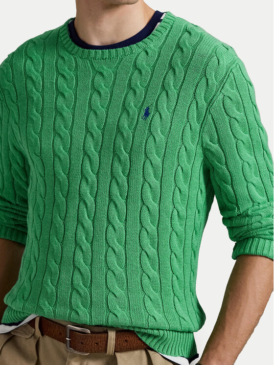 Polo Ralph Lauren Polo Ralph Lauren Džemper 710775885523 Zelena Regular Fit