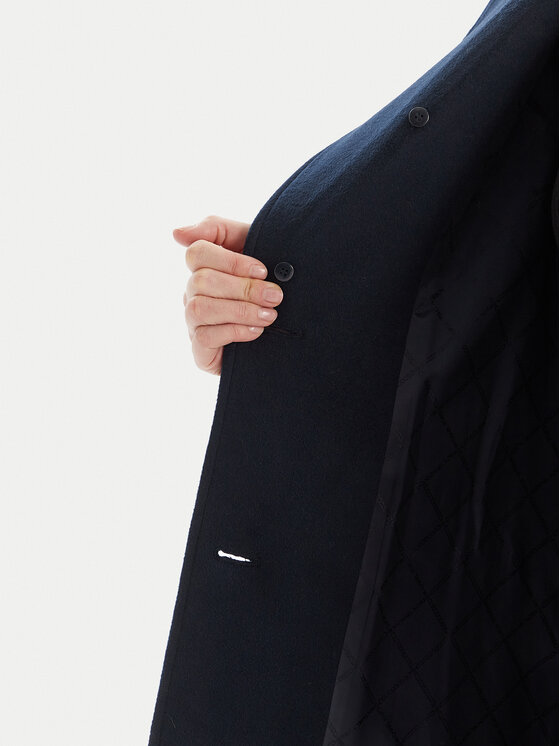 MICHAEL Michael Kors MICHAEL Michael Kors Μάλλινο παλτό 77A7141M21 Σκούρο μπλε Regular Fit