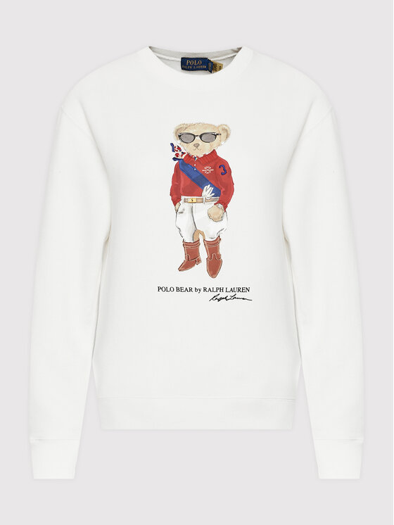 Polo Ralph Lauren Polo Ralph Lauren Суитшърт 211872982001 Бял Regular Fit