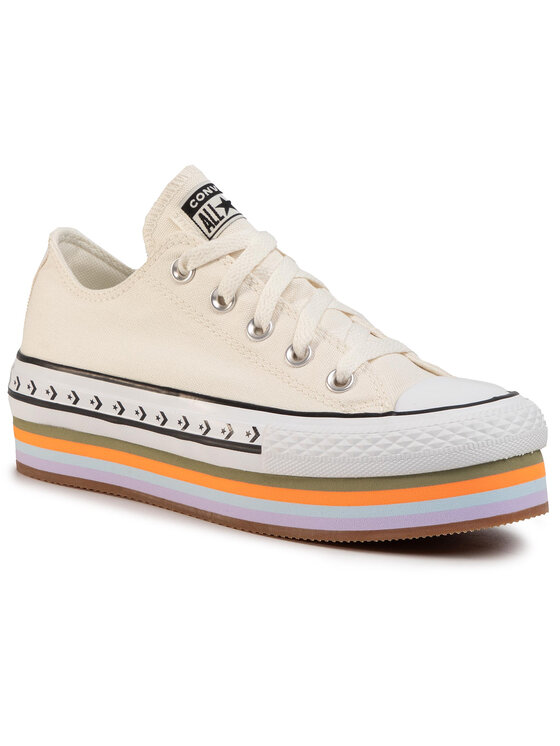 Converse Converse Tennised Ctas Platform Layer Ox 567847C Beež
