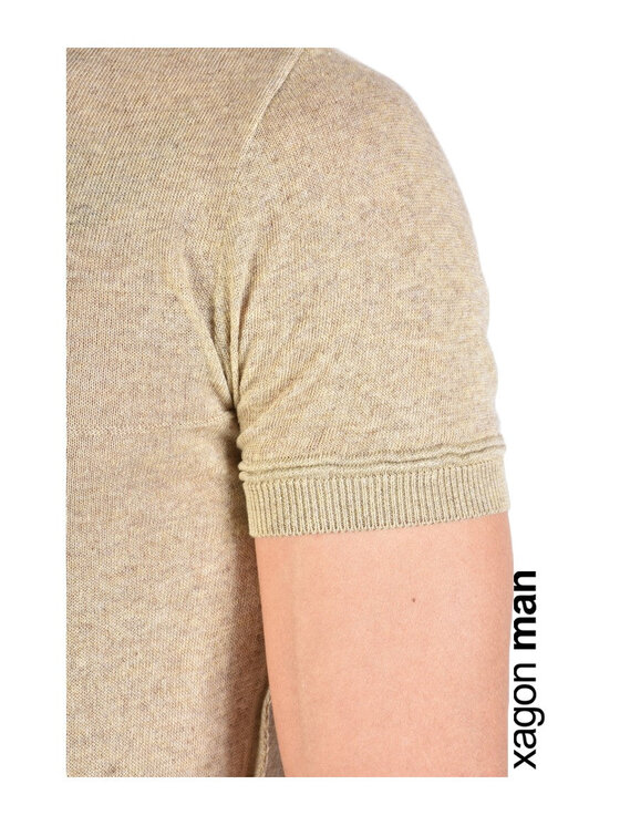 Xagon Xagon T-shirt P21081J11202 Beige Regular Fit