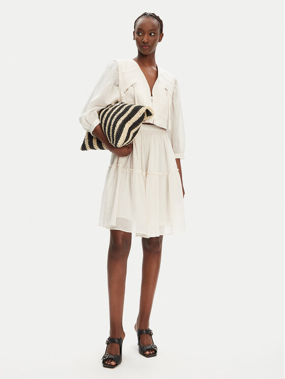 PINKO PINKO Kasdieninė suknelė Frank 105251 A2MI Écru Regular Fit