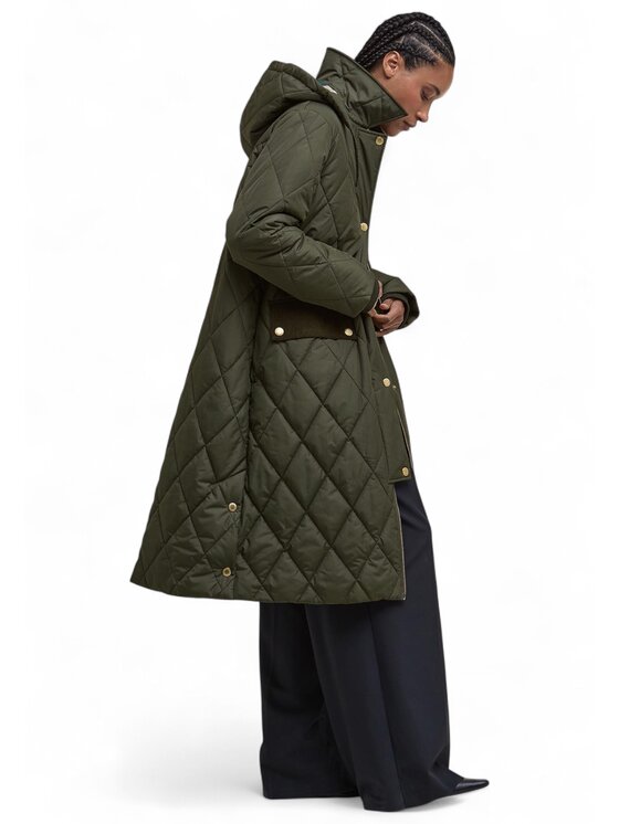 Barbour Barbour Cappotto q-dav-59540 Verde Regular Fit