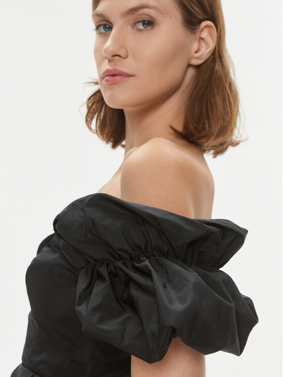 PINKO Pinko Kokteiļkleita Sorgente 101972 Y3LE Melns Regular Fit