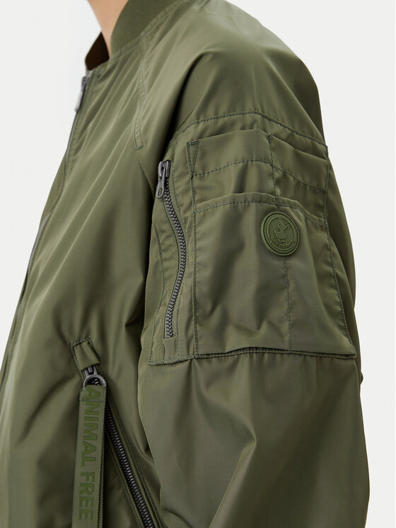 Save The Duck Save The Duck Kurtka bomber D32105W TWIL20 Zielony Oversize