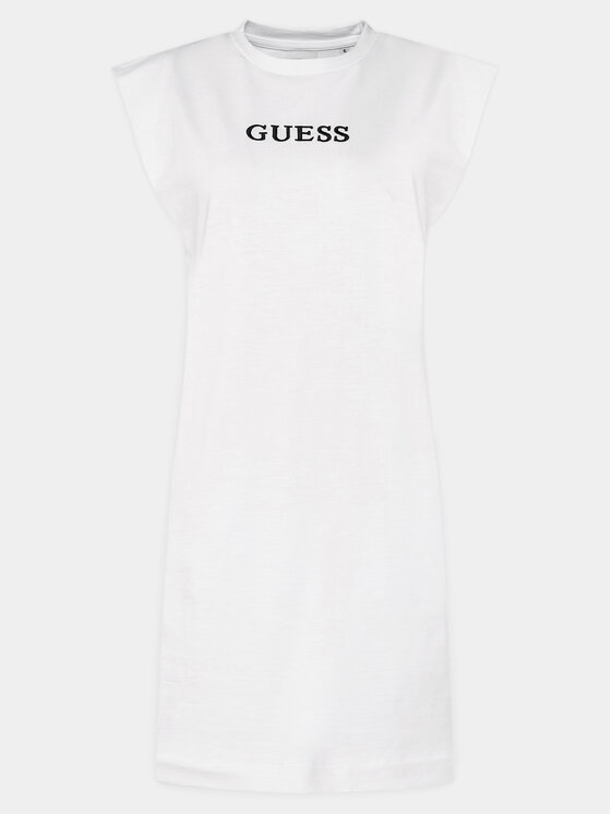 Guess Guess Každodenní šaty Athena V4GK05 KC641 Bílá Loose Fit
