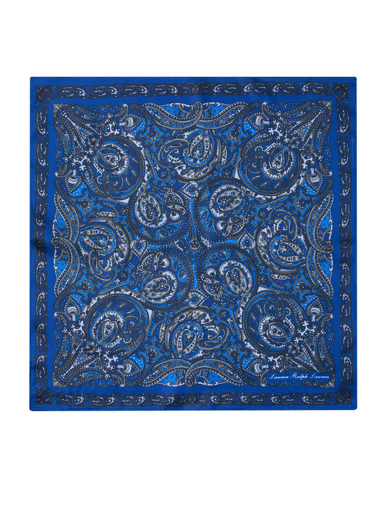 LAUREN RALPH LAUREN LAUREN RALPH LAUREN Chusta jedwabna Paisley Sandwashed 454P09786001 Niebieski