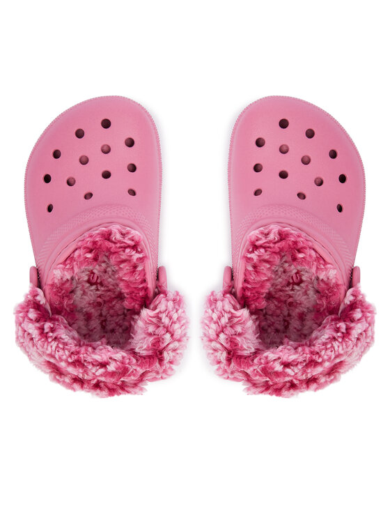 Crocs Crocs Чехли Classic Fleece Lined Clog T 212857 Розов