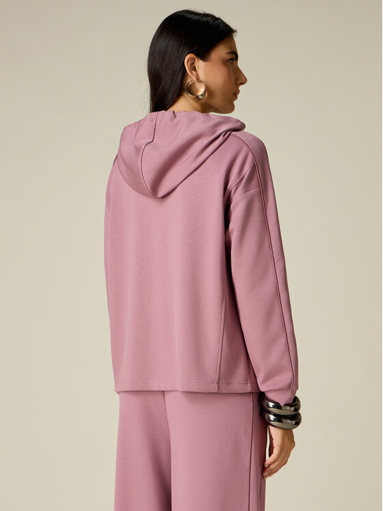 Oltre Oltre Bluza G880J004757N006 Różowy Regular Fit