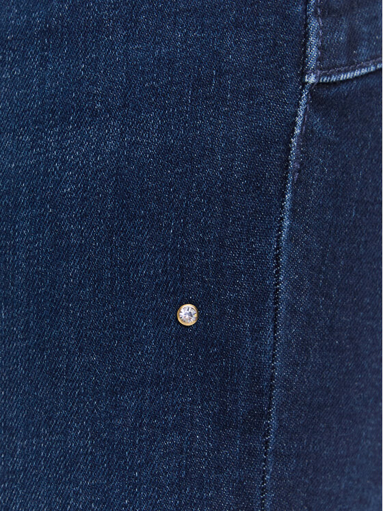 Guess Guess Jeans hlače W5RA34 D5PY1 Mornarsko modra Skin Fit