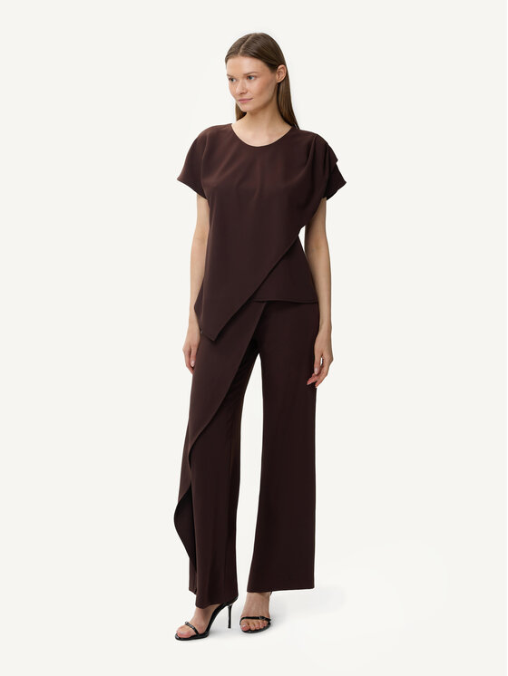 KMX KMX Bluzka 504390005 Brązowy Loose Fit