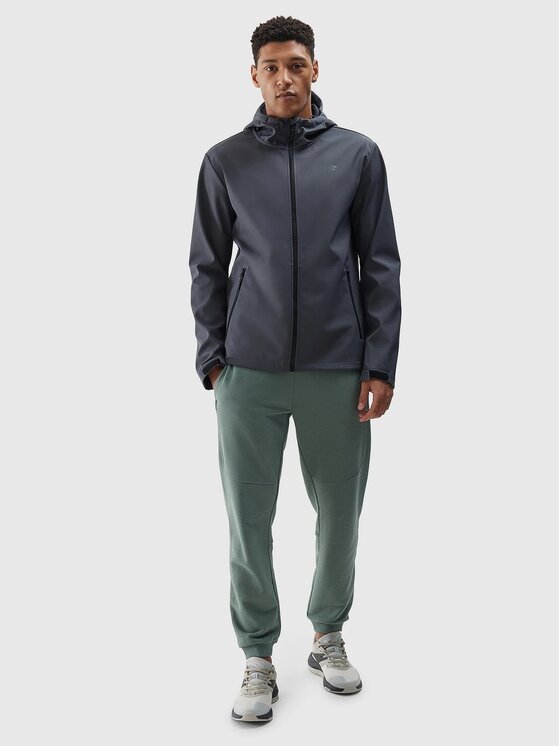 4F 4F Giacca softshell 4FWSS24 TSOFM234 22S ANTRACYT 3XL Nero Regular Fit