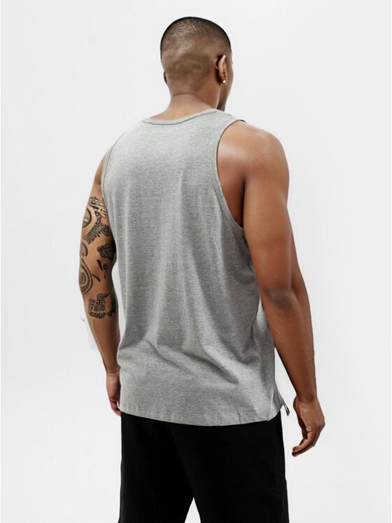 Jigga Wear Jigga Wear Tank top Tank Top Męski Szary / Czarny Jigga Wear Mini Crown XL Szary Loose Fit