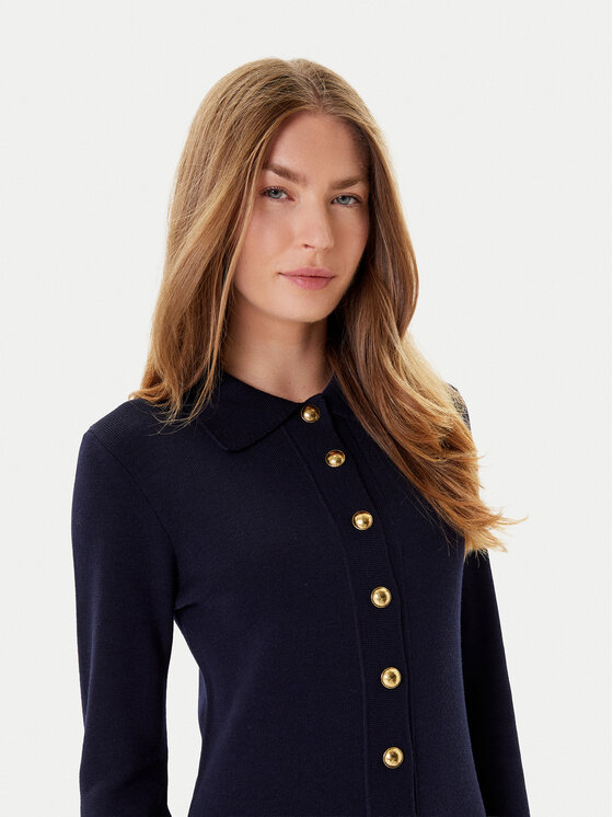 Luisa Spagnoli Luisa Spagnoli Rochie tricotată Matteucci 100147 Bleumarin Regular Fit