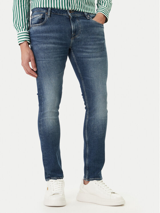 Guess Guess Farmer M2YAN1 D4Q42 Kék Skinny Fit