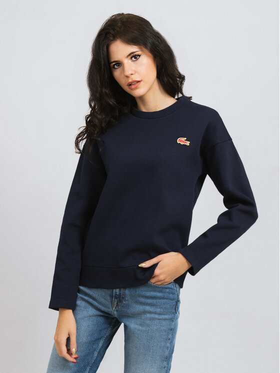 Lacoste Lacoste Bluza SF2612-166 R. 42 Granatowy Regular Fit