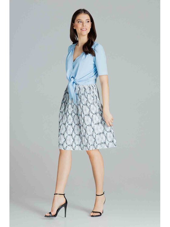 Lenitif Lenitif Blusa L081 Blu Regular Fit