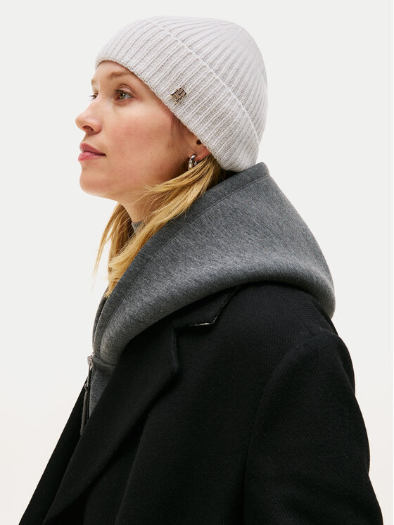 Tommy Hilfiger Tommy Hilfiger Berretto Th Cashmere AW0AW17772 Grigio