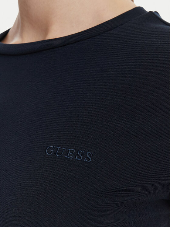 Guess Guess Póló V6YI24 K4787 Sötétkék Slim Fit