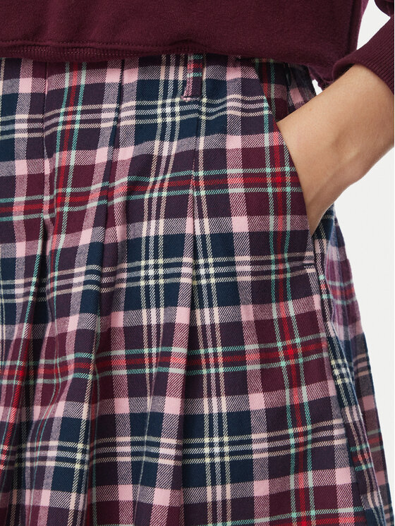Tommy Jeans Tommy Jeans Fustă trapez DW0DW23441 Vișiniu Regular Fit