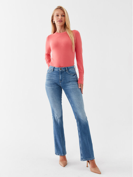 Guess Guess Пуловер W2YR30 Z2V62 Розов Regular Fit