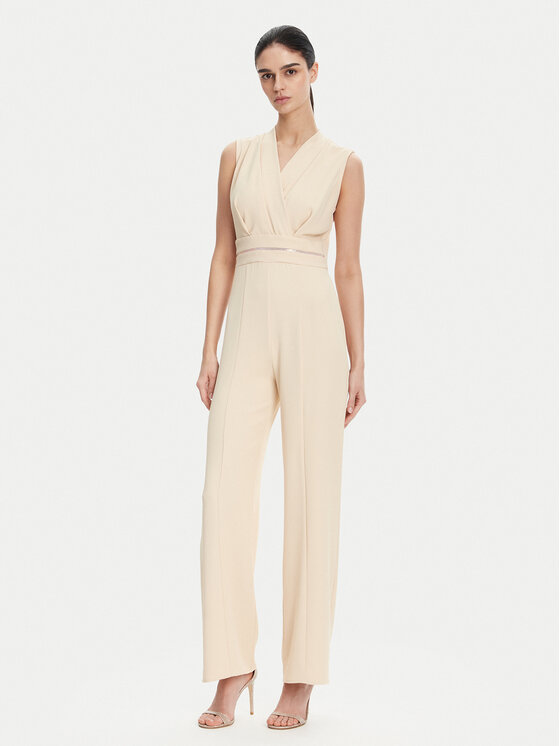Rinascimento Rinascimento Jumpsuit CFC0123490003 Beige Regular Fit