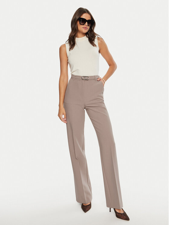 Marciano Guess Marciano Guess Hlače Celia 4BGB03 7046A Bež Regular Fit