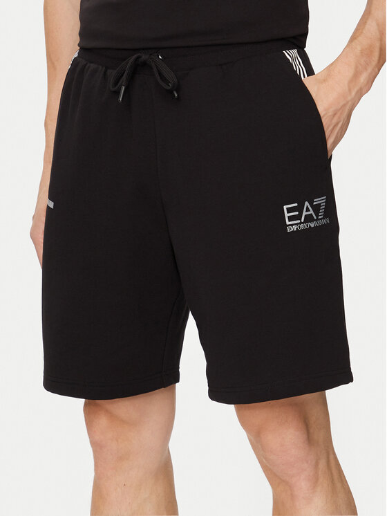 EA7 Emporio Armani EA7 Emporio Armani Sportshorts 3DPS66 PJLIZ 1200 Schwarz Regular Fit