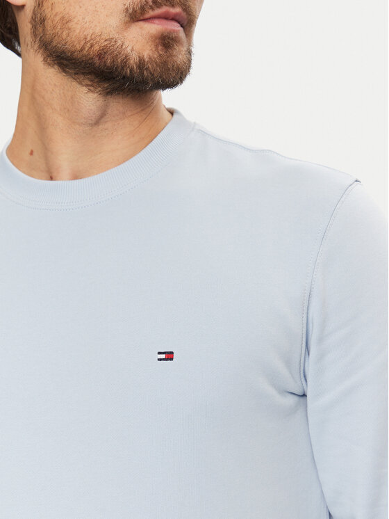 Tommy Hilfiger Tommy Hilfiger Bluză Essential MW0MW37237 Albastru celest Regular Fit