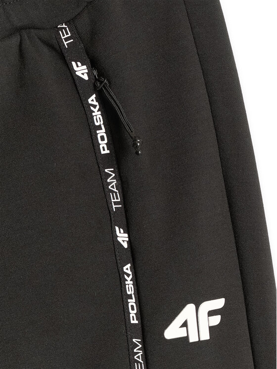 4F 4F Joggery STREFA KIBICA Czarny Regular Fit