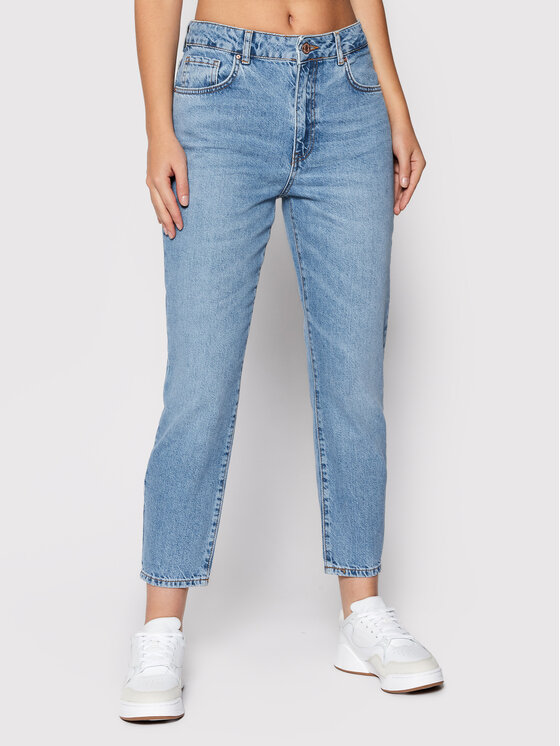 Noisy May Noisy May Джинси Isabel 27015703 Голубий Mom Fit