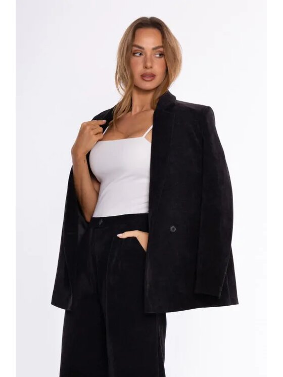 Made of Emotion Made of Emotion Marynarka M931 Czarny Regular Fit
