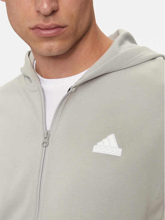adidas adidas Суитшърт Future Icons 3-Stripes IR9157 Сив Regular Fit