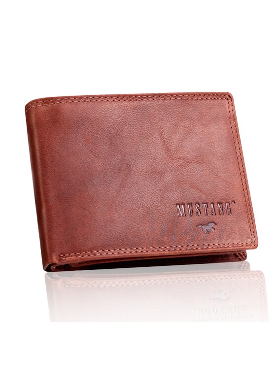 Mustang Mustang Portfel DENIMO WALLET Brązowy