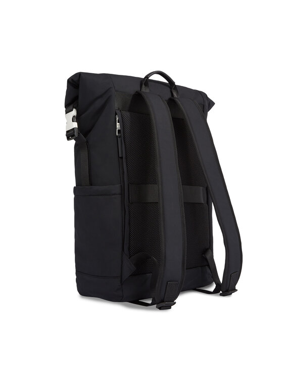 Tommy Hilfiger Tommy Hilfiger Ruksak Th Signature Rolltop Backpack AM0AM12221 Čierna