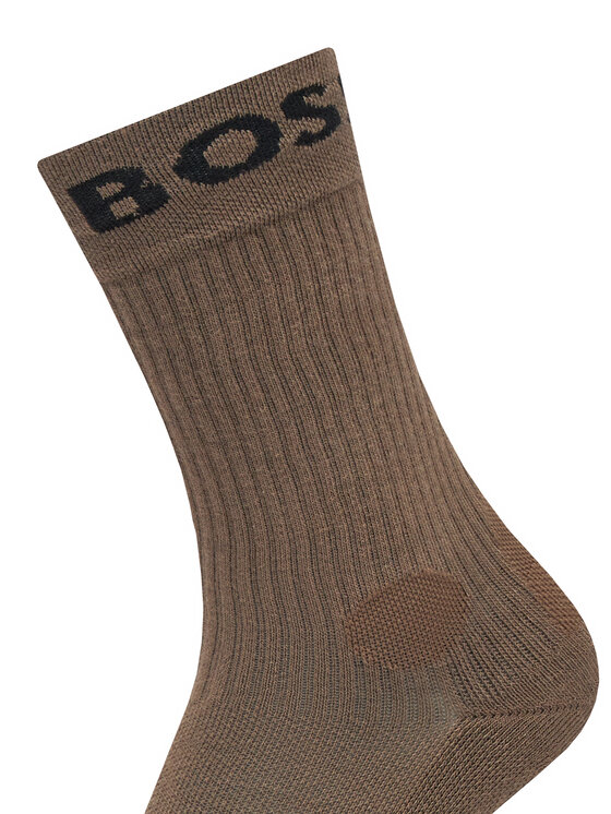 BOSS BOSS Garās zeķes 2P Rs Sport CC 50469747 Melns