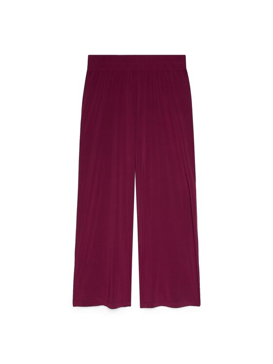 Fiorella Rubino Fiorella Rubino Spodnie materiałowe P823L002349N036 Bordowy Flare Fit