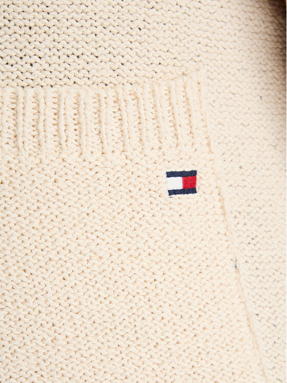 Tommy Hilfiger Tommy Hilfiger Bavlnené šortky MW0MW42797 Krémová Regular Fit