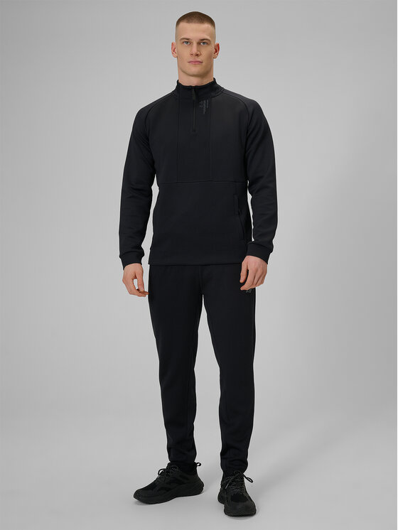 4F 4F Spodnie dresowe ATHLETIC Czarny Regular Fit