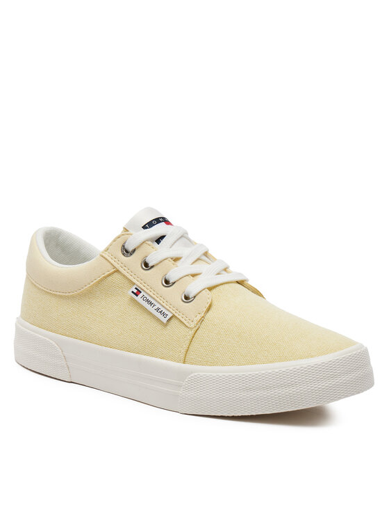 Tommy Jeans Tommy Jeans Tenis superge Tjw Vulc Skate Derby EN0EN02494 Rumena