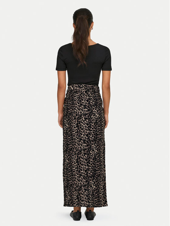ONLY ONLY Maxi szoknya 15343258 Fekete Regular Fit