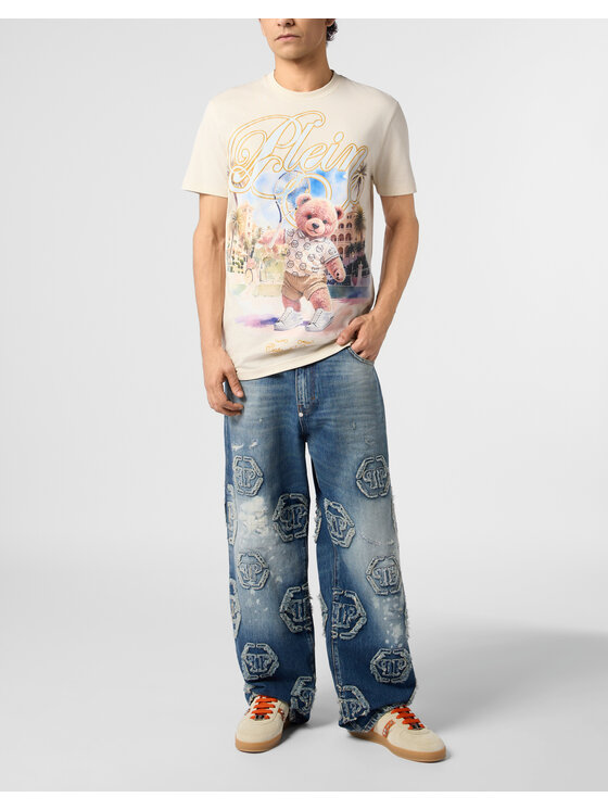 PHILIPP PLEIN PHILIPP PLEIN Jeansy 28973 Niebieski Loose Fit
