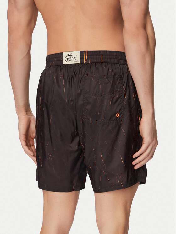 Guess Guess Σορτς κολύμβησης F6GT18 WN352 Μαύρο Regular Fit