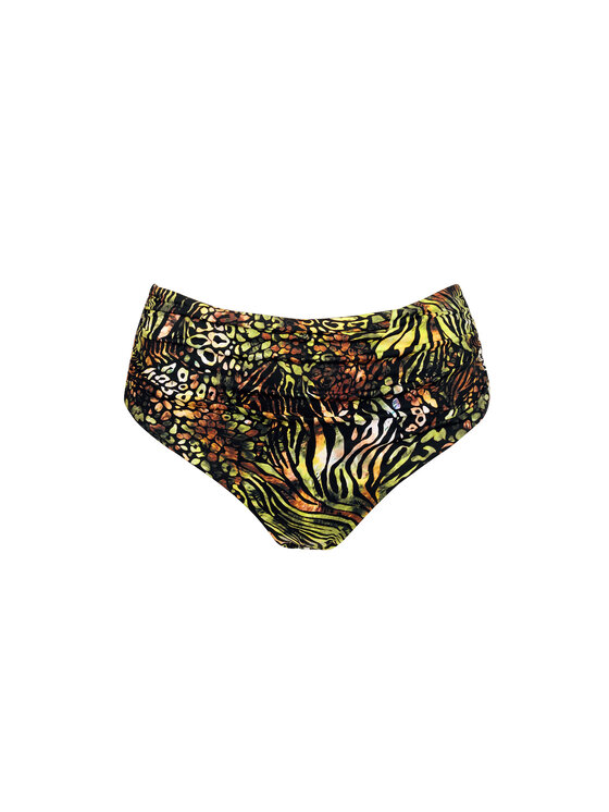 Miss Lou Miss Lou Dół od bikini Lana Safari Fashion D-ML040 Zielony