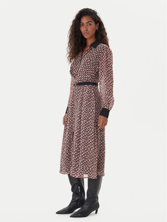 Liu Jo Liu Jo Kleid für den Alltag MF5066 TS116 Beige Regular Fit