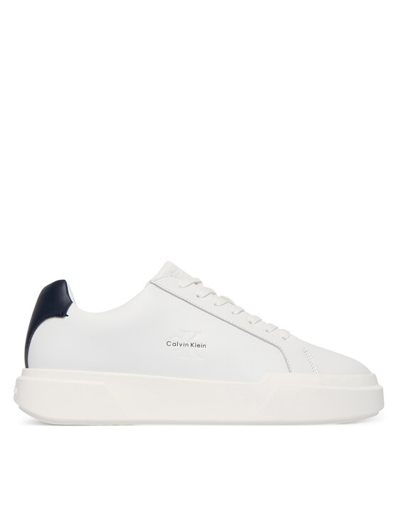 Calvin Klein Calvin Klein Sneakersy Chunky Cupsole Laceup Lth YM0YM01344 Bílá
