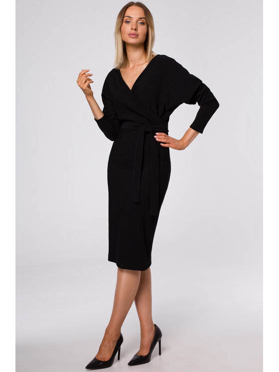 Made of Emotion Made of Emotion Vestito di maglia M523 Nero