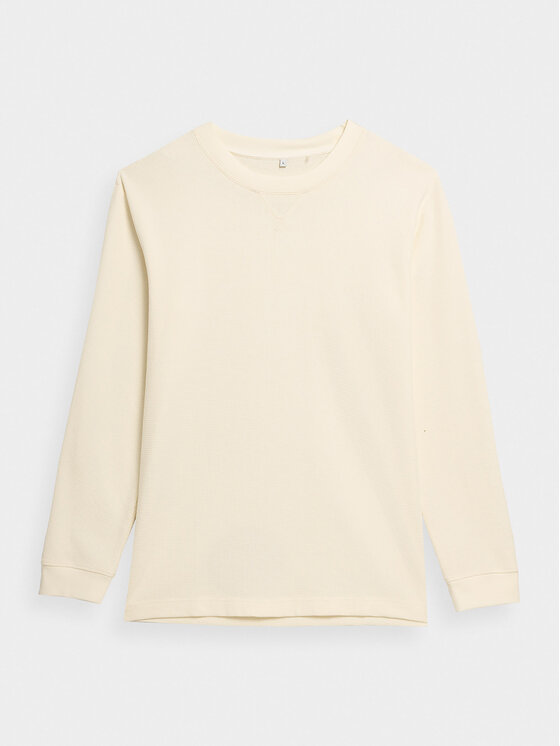 Outhorn Outhorn Longsleeve OTHAW23TLONM183 Εκρού Regular Fit